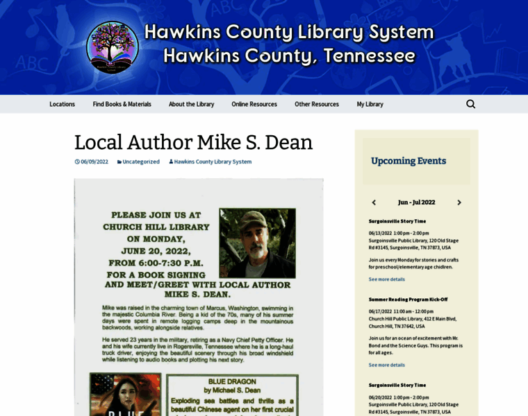 Hawkinslibraries.org thumbnail