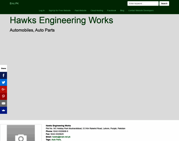Hawksengineeringworks.enic.pk thumbnail
