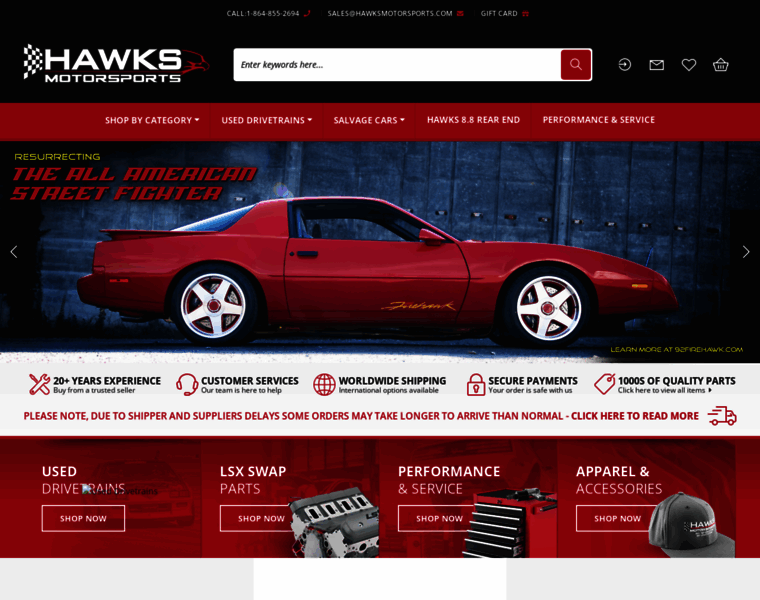 Hawksmotorsports.com thumbnail