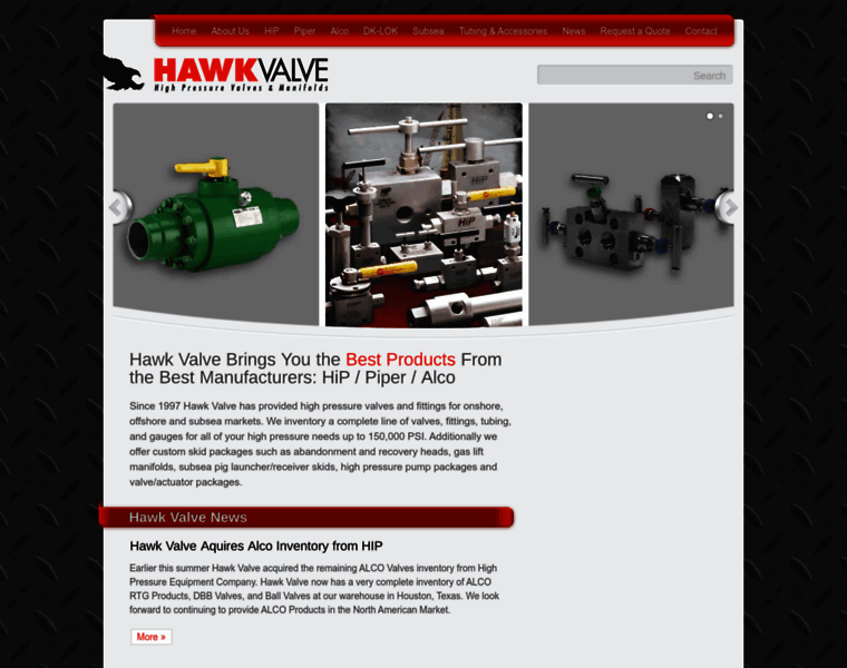 Hawkvalve.com thumbnail