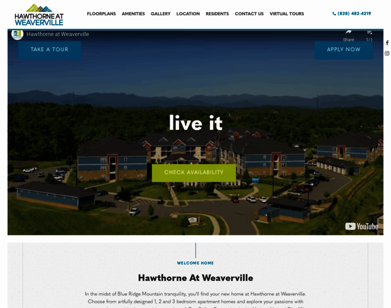Hawthorneatweaverville.com thumbnail