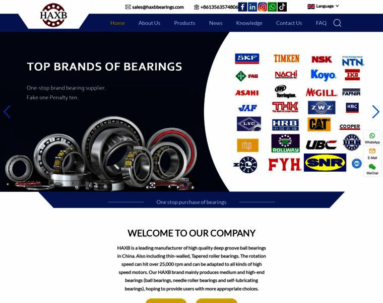 Haxb-bearings.com thumbnail