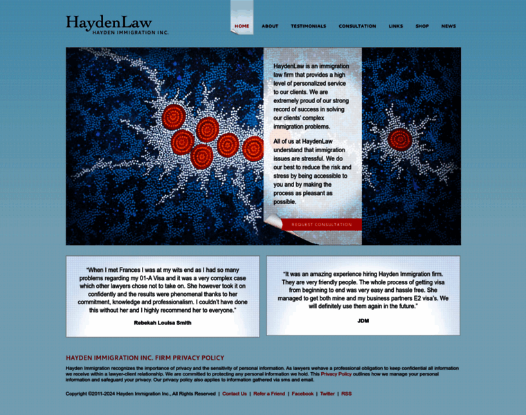 Haydenlaw.com thumbnail
