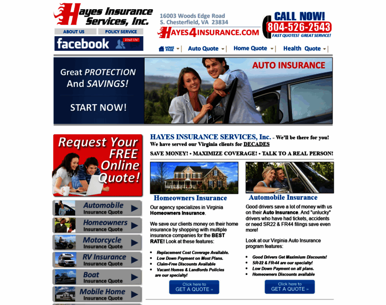 Hayes4insurance.com thumbnail