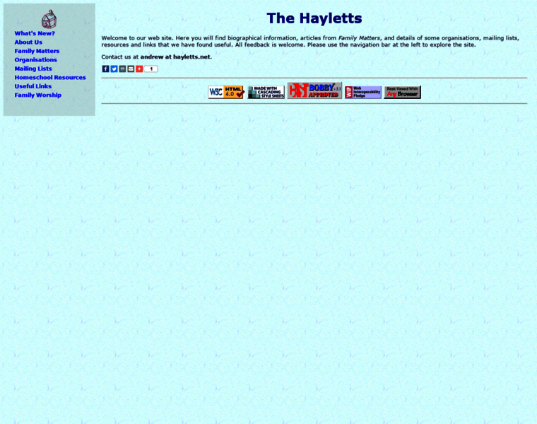 Hayletts.net thumbnail