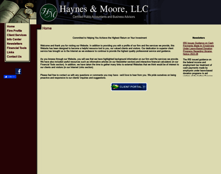 Haynesmoore.com thumbnail