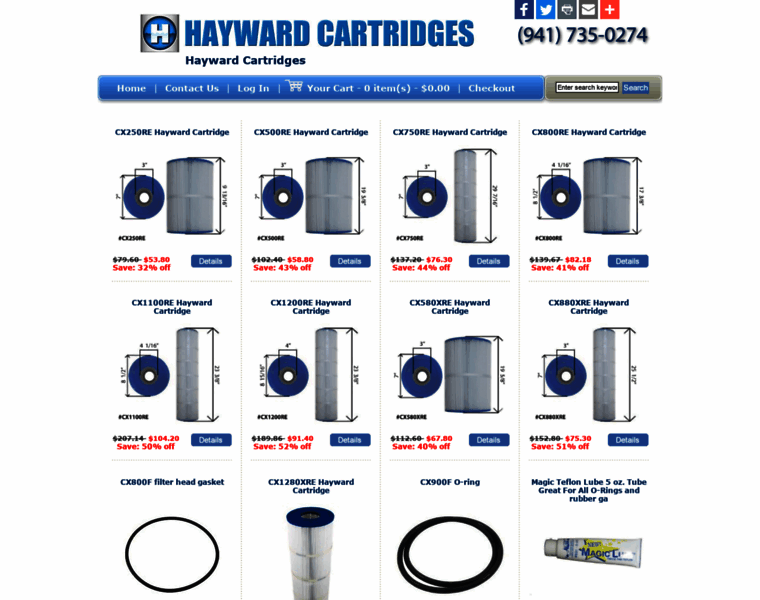 Haywardcartridges.com thumbnail