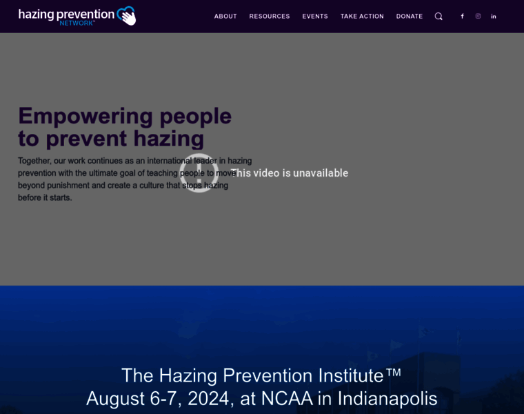 Hazingprevention.org thumbnail