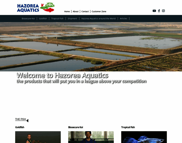 Hazorea-aquatics.com thumbnail