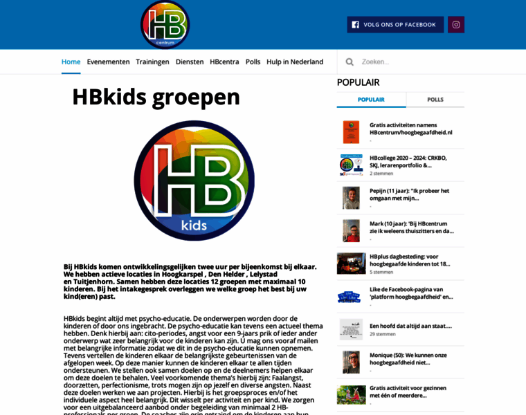 Hbkids.nl thumbnail