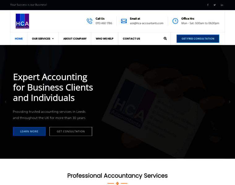 Hca-accountants.co.uk thumbnail