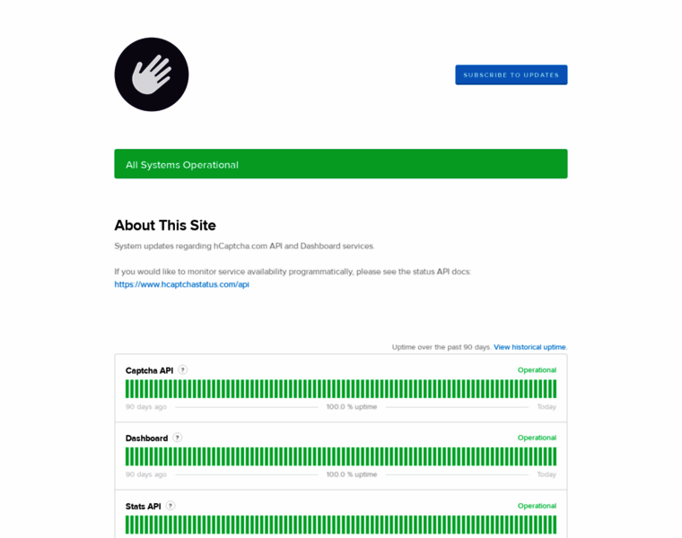 Hcaptchastatus.com thumbnail