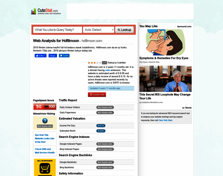 Hdfilmoon.com.cutestat.com thumbnail