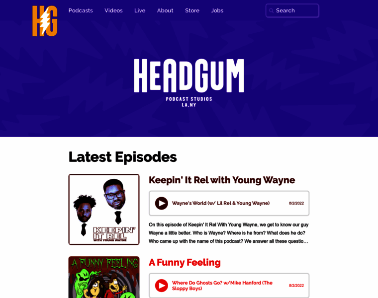 Headgum.com thumbnail