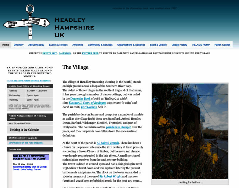 Headley-village.com thumbnail