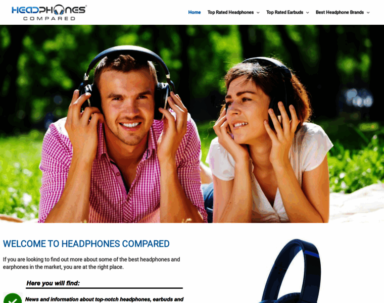 Headphonescompared.com thumbnail