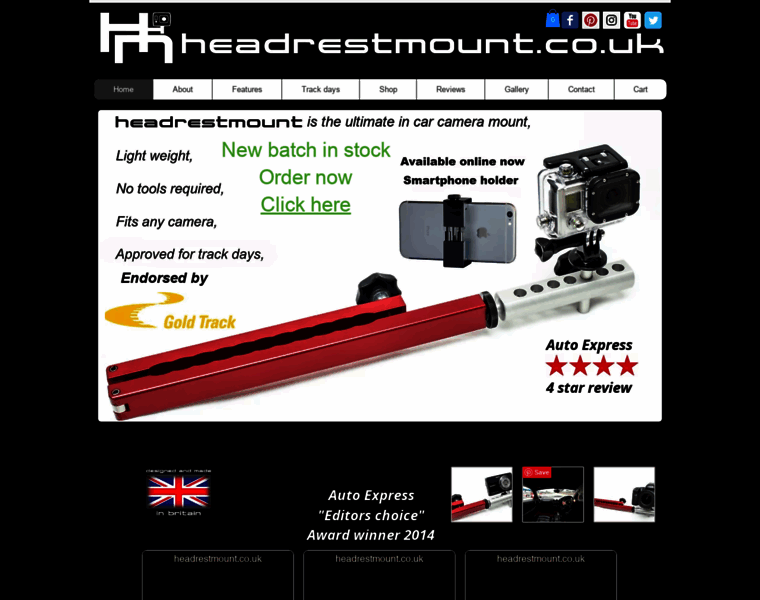Headrestmount.co.uk thumbnail