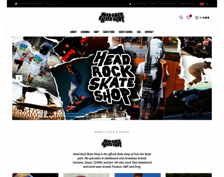 Headrockskateshop.com thumbnail Headrockskateshop.com thumbnail