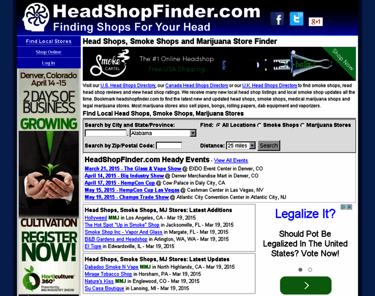 Headshopfinder.com thumbnail