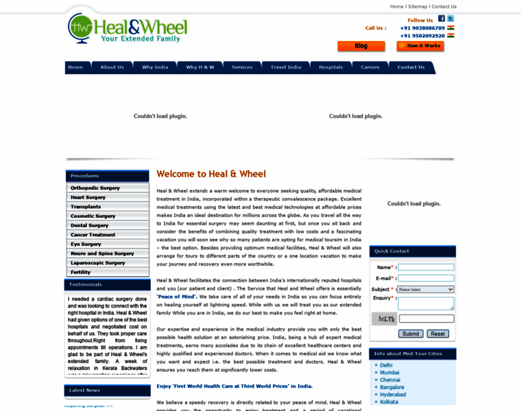 Heal-wheel-india.com thumbnail