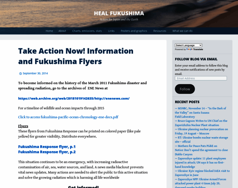 Healfukushima.org thumbnail