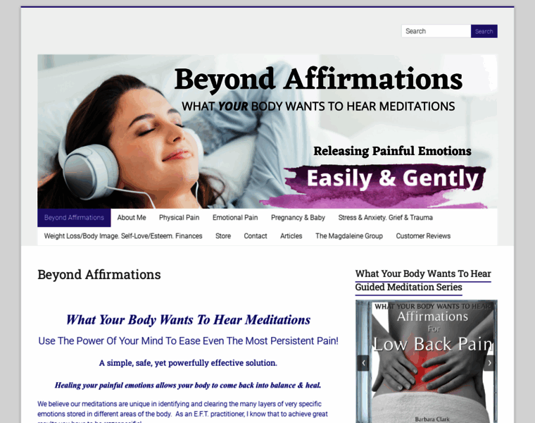Healing-affirmations.com thumbnail