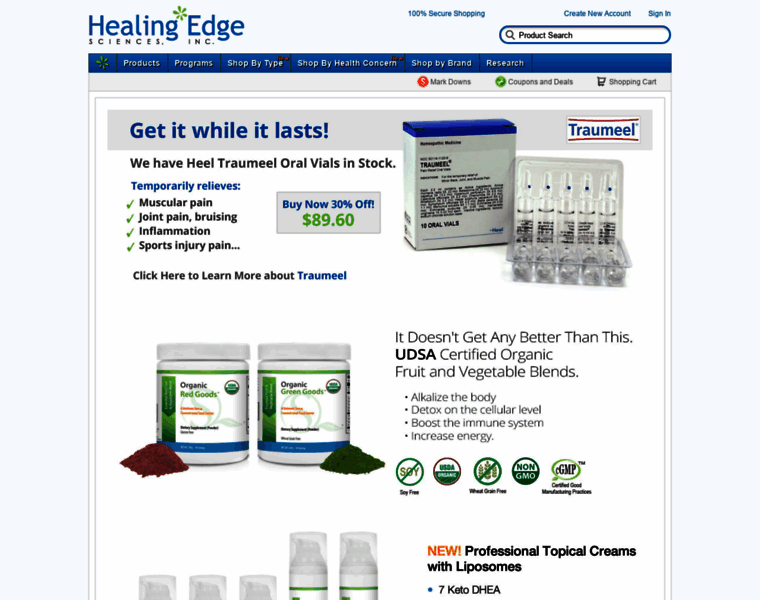 Healingedge.net thumbnail