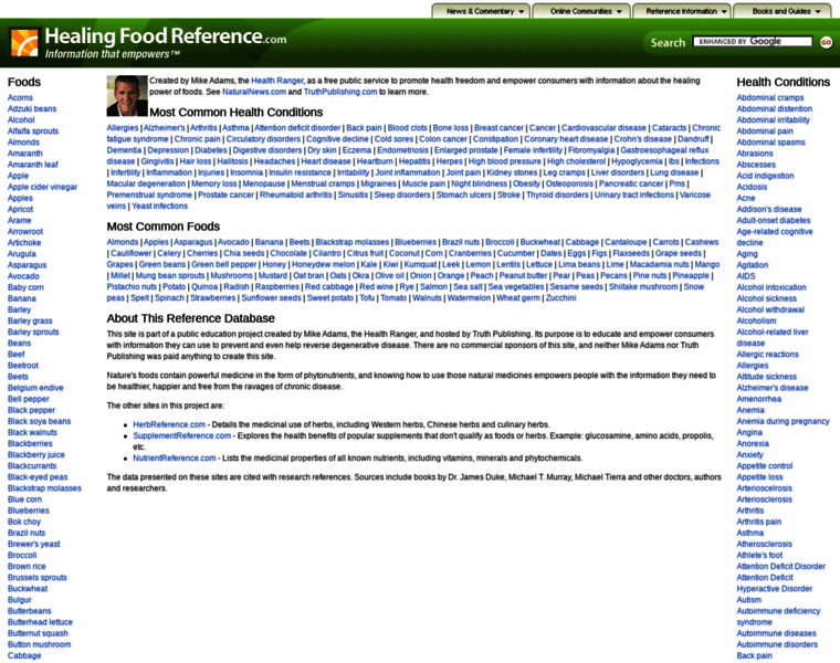 Healingfoodreference.com thumbnail Healingfoodreference.com thumbnail