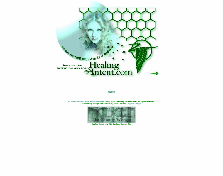 Healingintent.com thumbnail