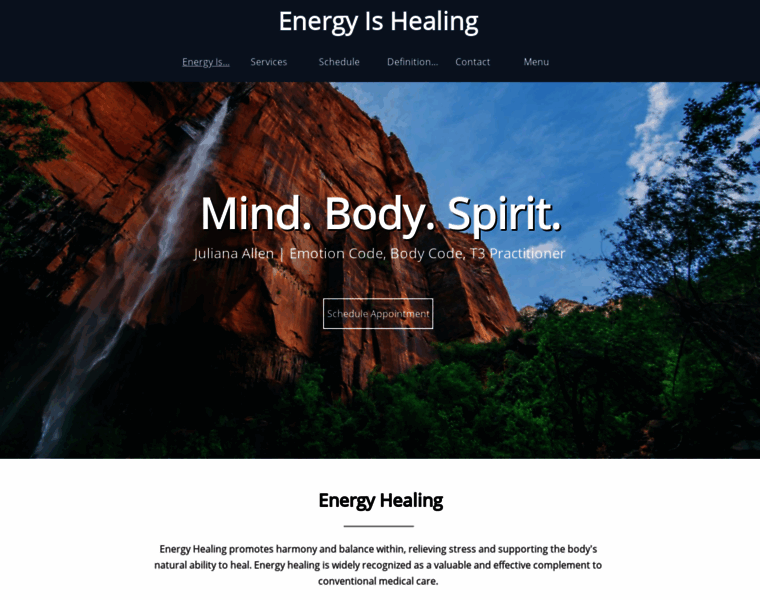 Healingisenergy.com thumbnail