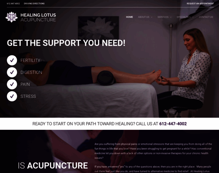 Healinglotus-acupuncture.com thumbnail