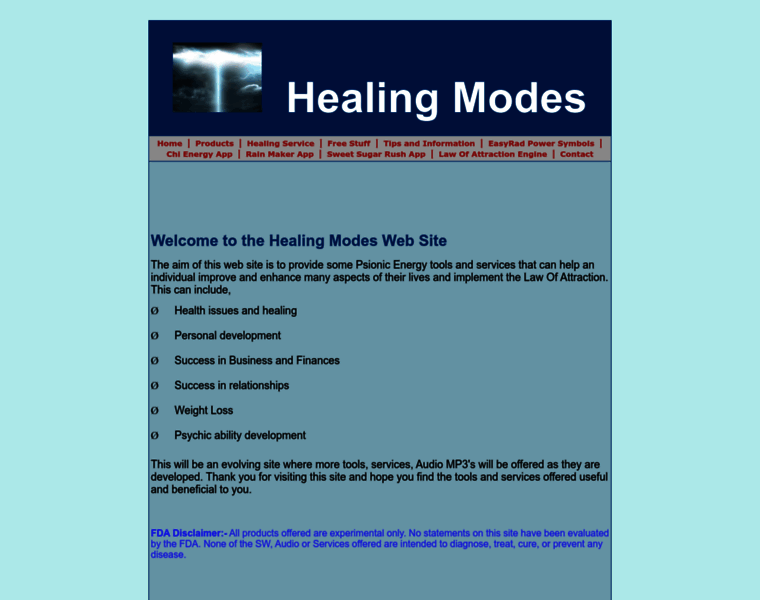 Healingmodes.com thumbnail