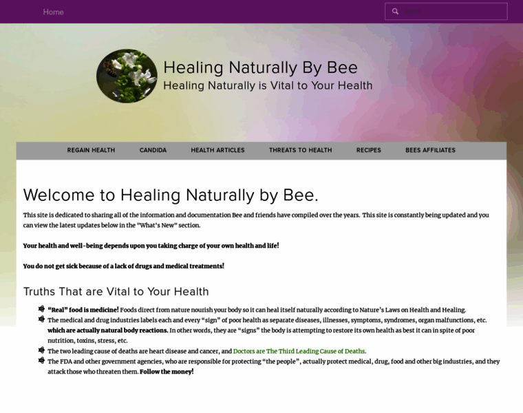 Healingnaturallybybee.com thumbnail