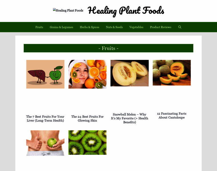 Healingplantfoods.com thumbnail