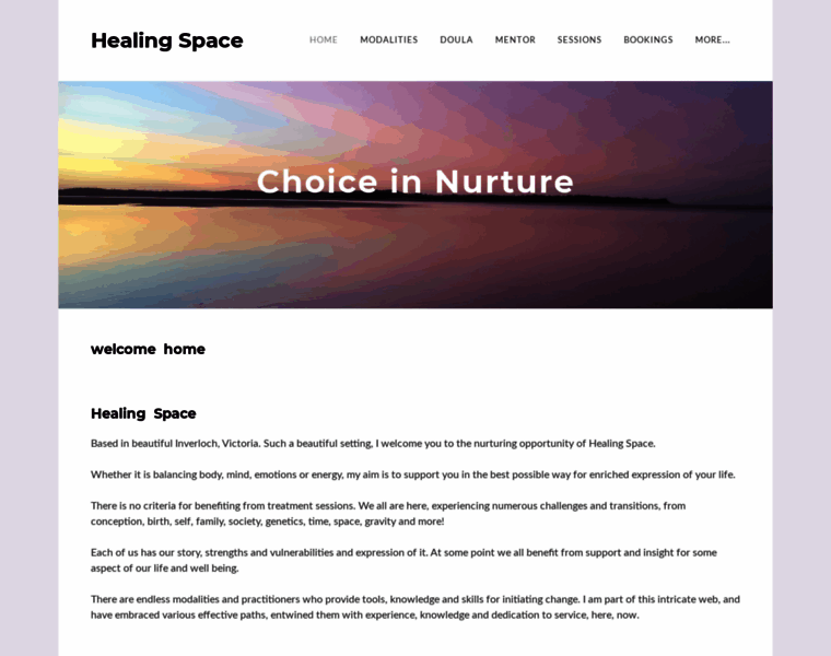 Healingspace.net.au thumbnail
