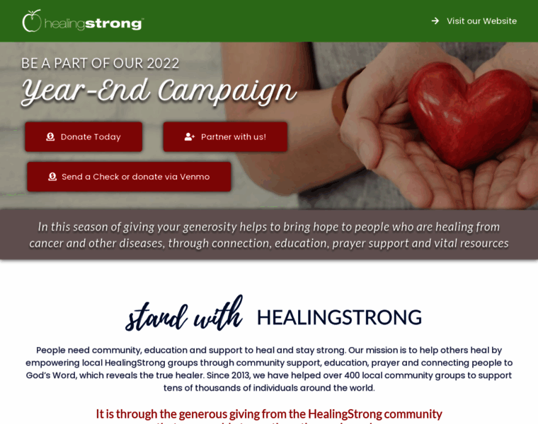 Healingstrong.org thumbnail