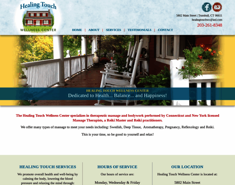 Healingtouchct.com thumbnail