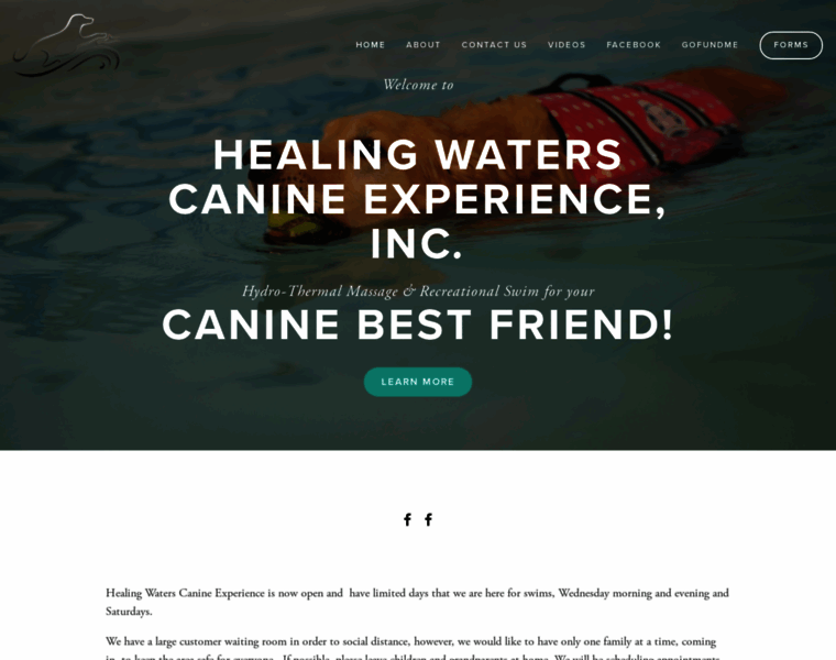 Healingwaterscanineexperience.com thumbnail