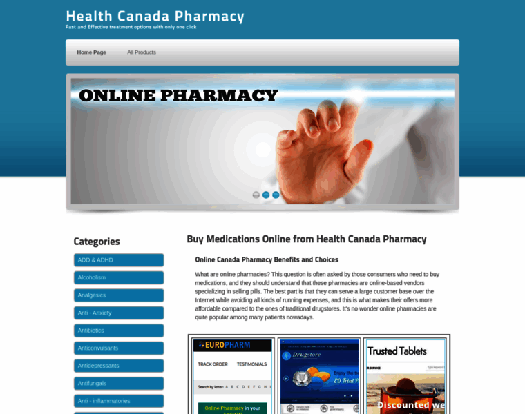 Health-canada-pharmacy.com thumbnail