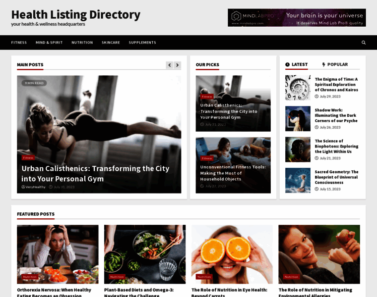 Health-listing-directory.com thumbnail