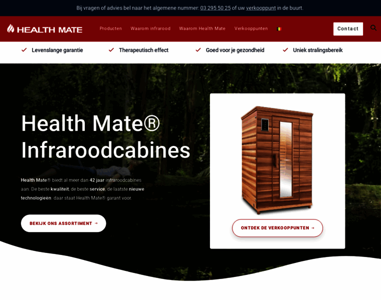 Health-mate-sauna.be thumbnail