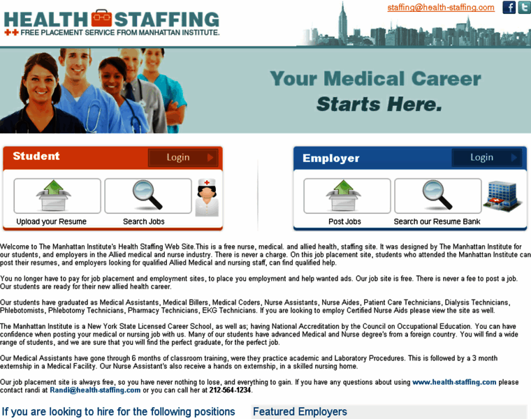 Health-staffing.com thumbnail