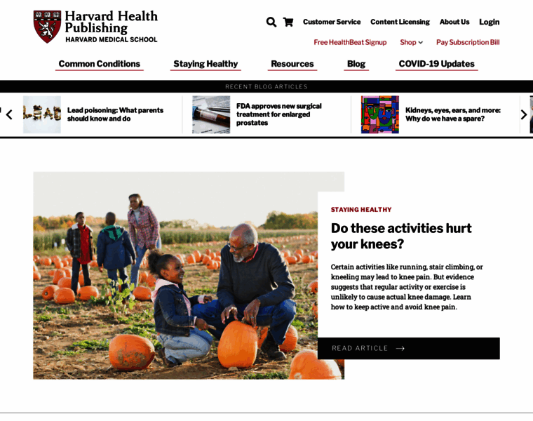 Health.harvard.edu thumbnail