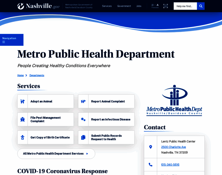 Health.nashville.gov thumbnail