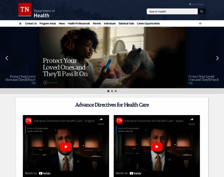 Health.state.tn.us thumbnail Health.state.tn.us thumbnail