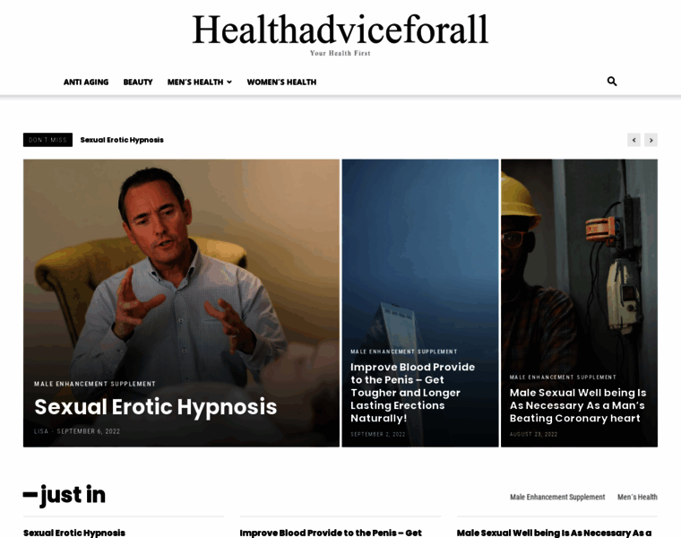 Healthadviceforall.com thumbnail