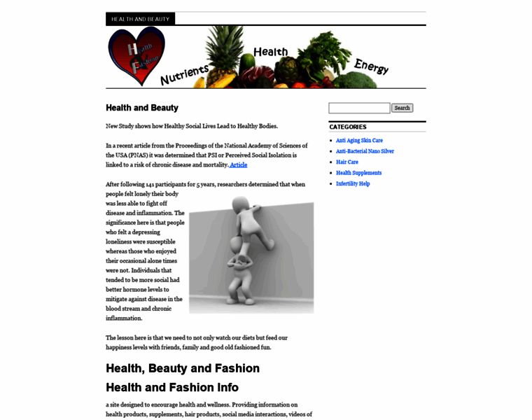 Healthandfashion.info thumbnail