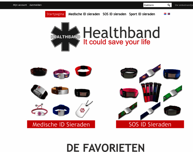 Healthband.nl thumbnail