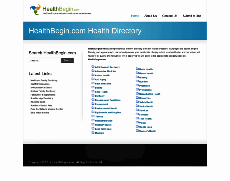 Healthbegin.com thumbnail