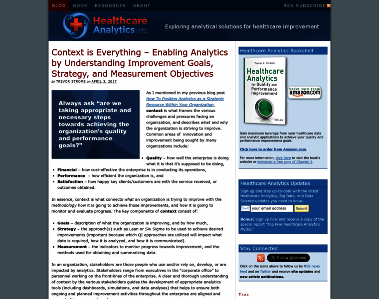 Healthcareanalytics.info thumbnail